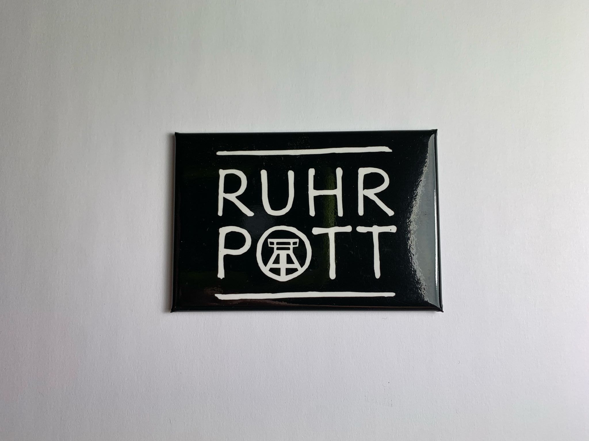 Magnet "Ruhrpott" schwarz