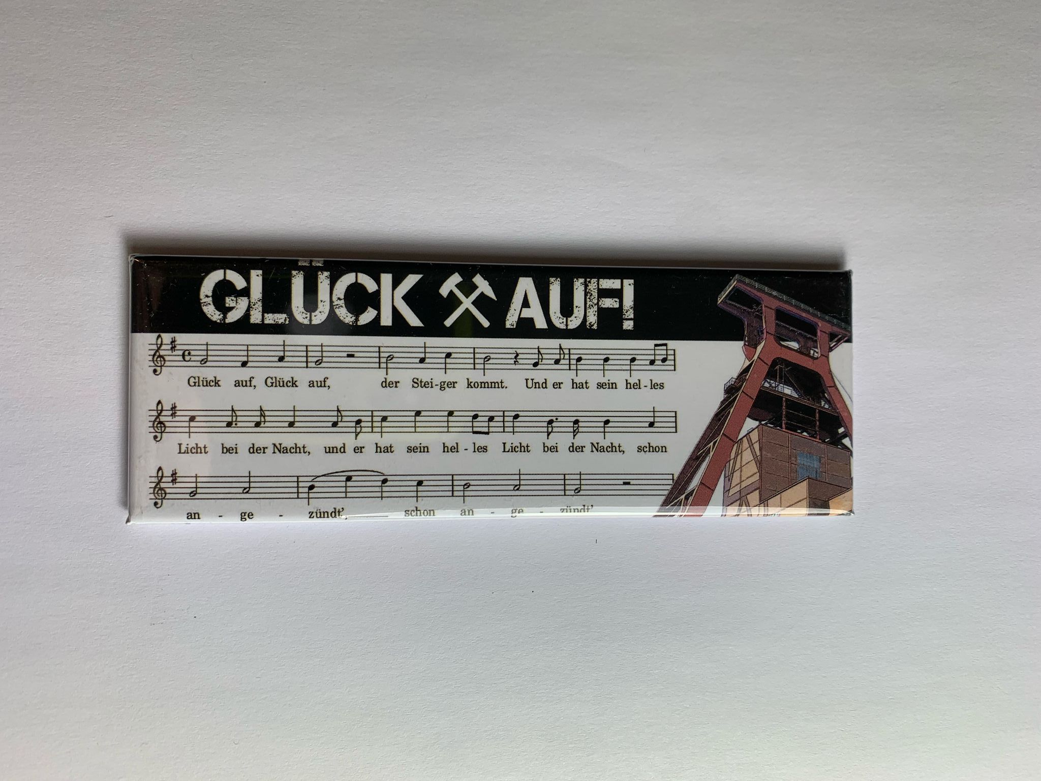 Magnet Glückauf mit dem Steigerlied